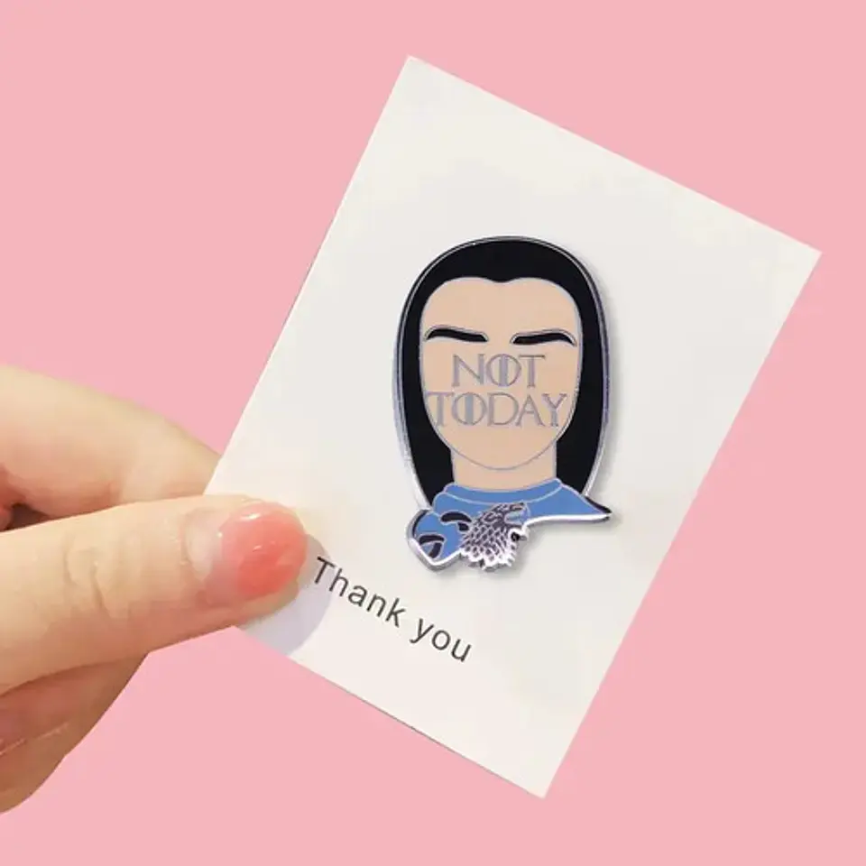 Pins De Arya Stark / Juego De Tronos / Broches Metálicos 2