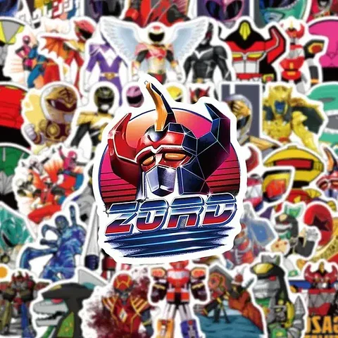 Power Rangers - Set 50 Stickers / Calcomanías Autoadhesivas