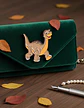 Pins De Pie Pequeño / Dinosaurios / Broches Metalicos - Miniatura 1