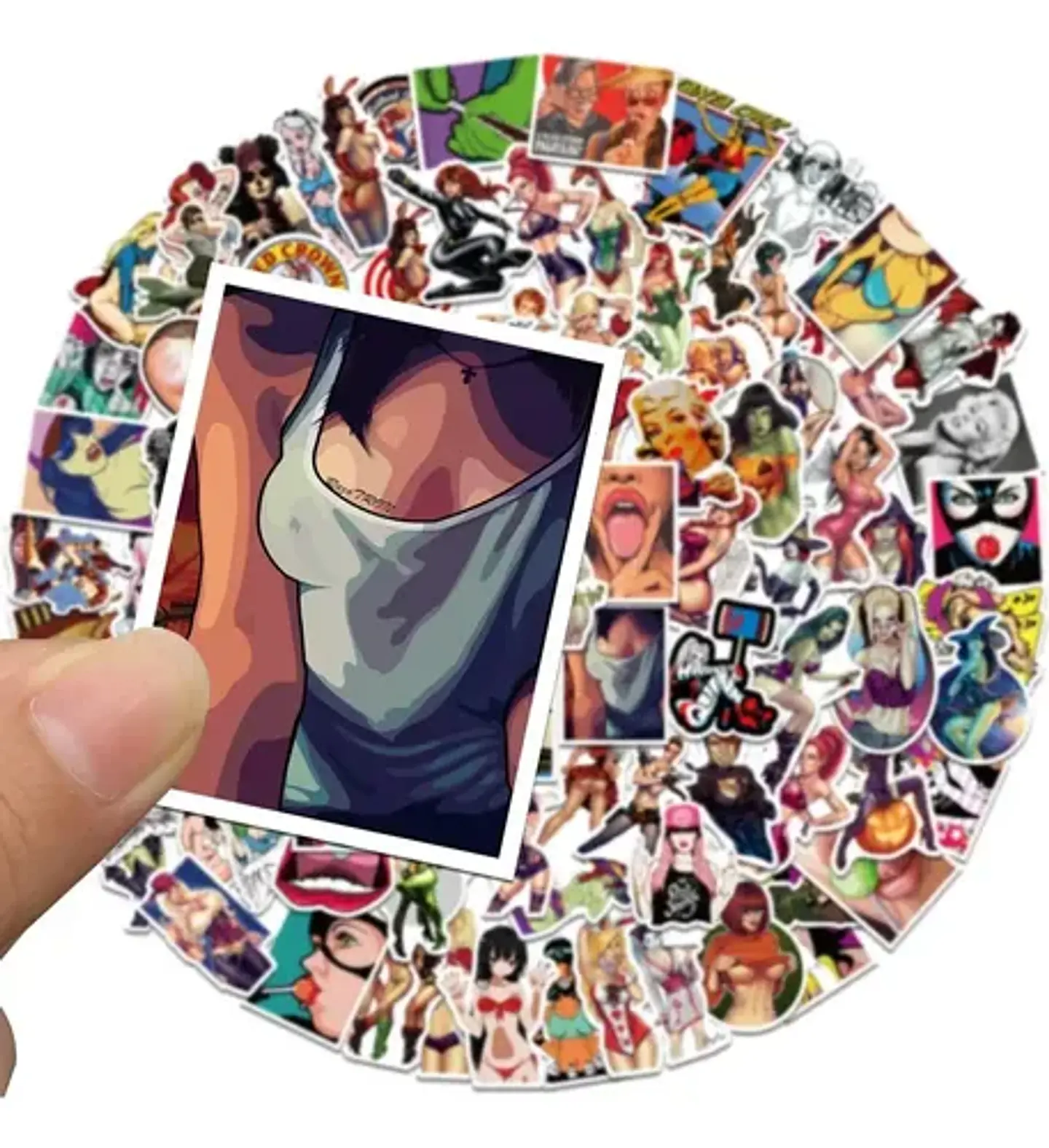 Set 100 Stickers De Free Woman - Pegatinas / Calcomanías 6