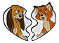 Pins Del Zorro Y El Sabueso / Disney / Broches Metalicos - Miniatura 1