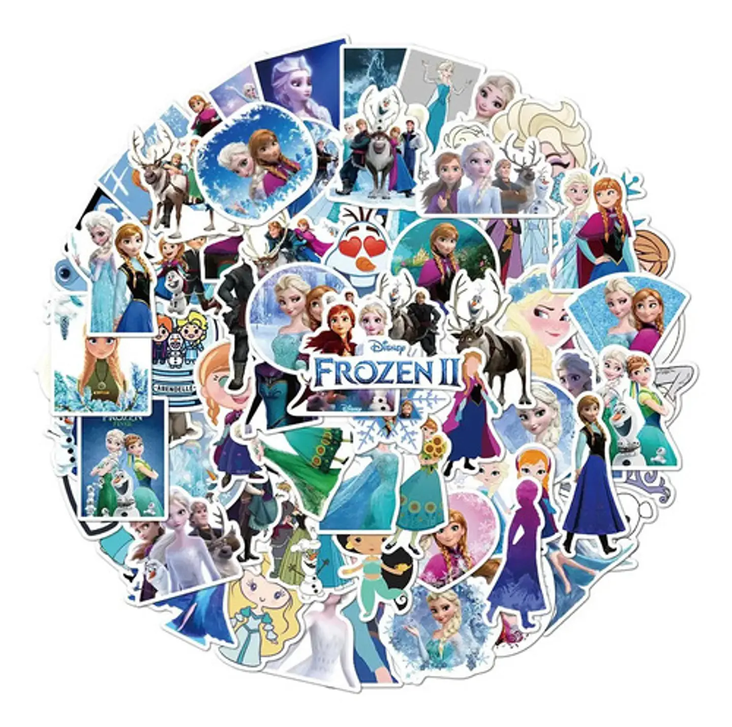 Set 100 Stickers De Frozen - Pegatinas / Calcomanías 3