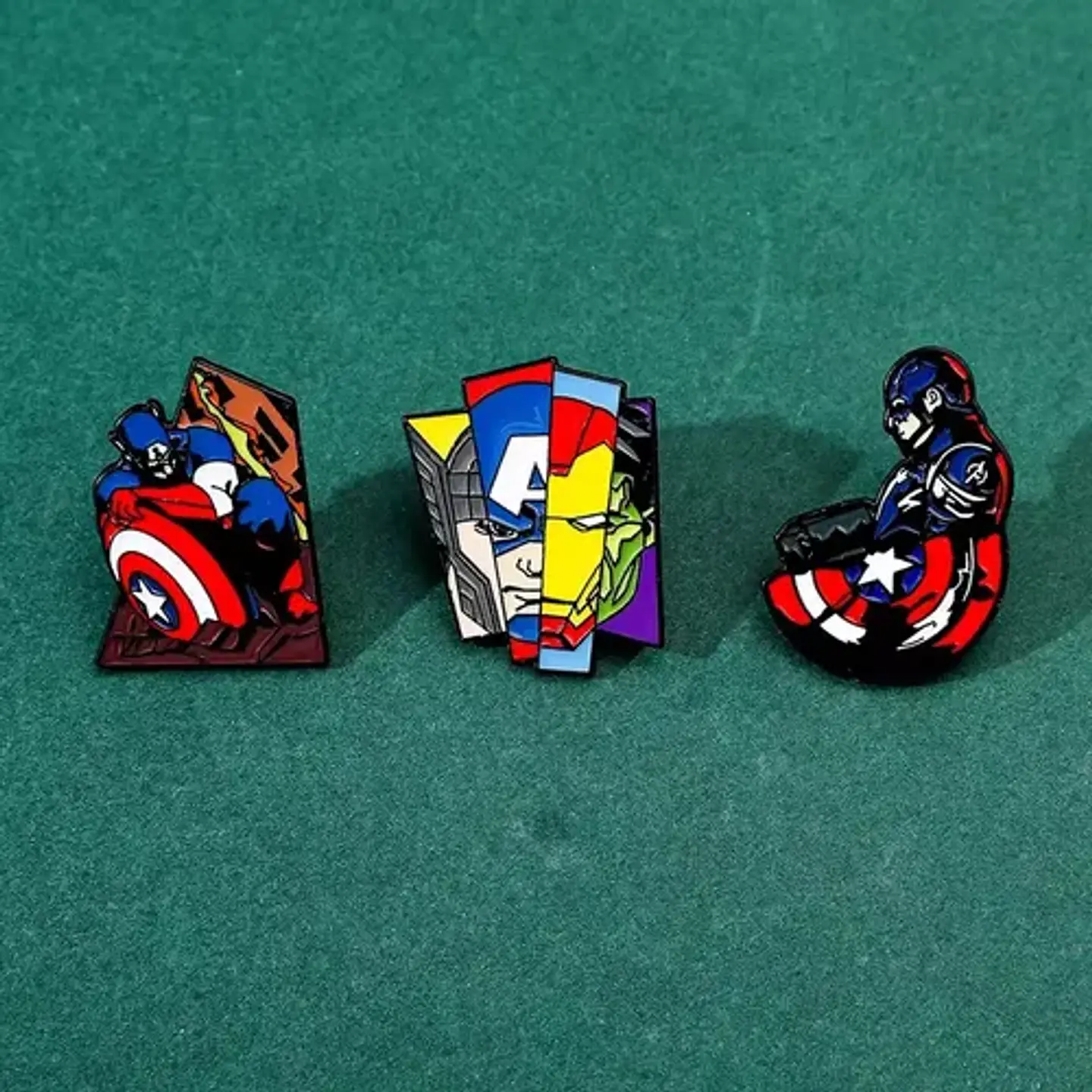 Pins De Capitán América / Marvel / (pines) Broches Metálicos 7
