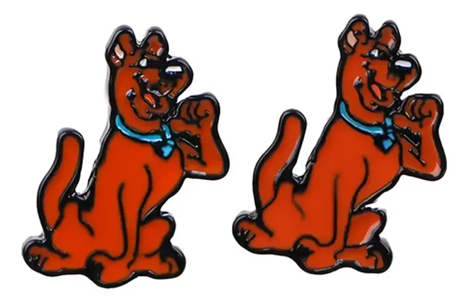 Aros Aretes Pendientes De Scooby-doo / Acero Quirúrgico 3