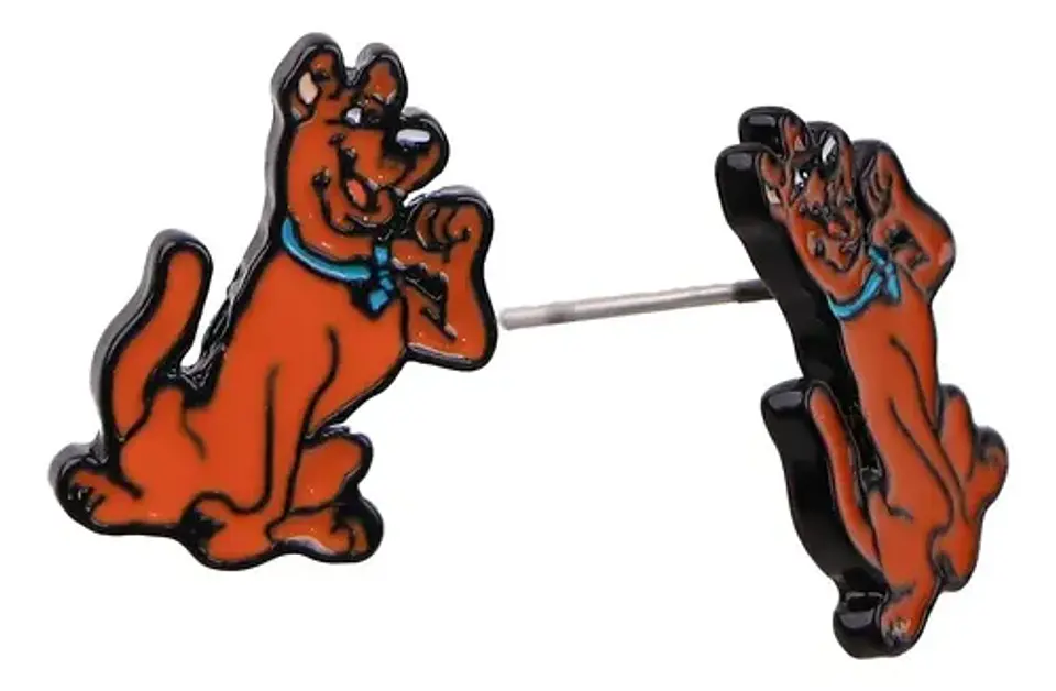 Aros Aretes Pendientes De Scooby-doo / Acero Quirúrgico 7