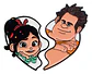 Pins De Ralph & Vanellope / Ralph / Broches Metalicos - Miniatura 1