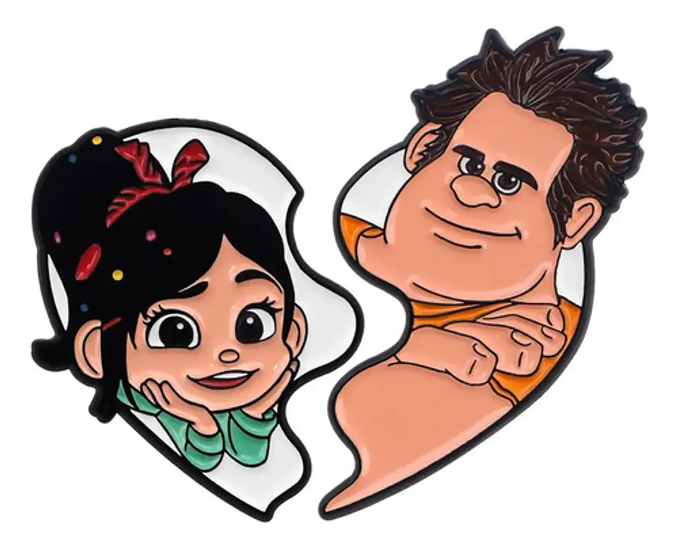 Pins De Ralph & Vanellope / Ralph / Broches Metalicos 1