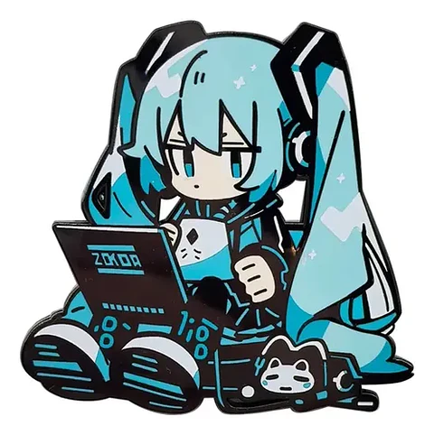 Pins De Miku Hatsune / Hatsune Miku / Broches Metalicos