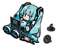 Pins De Miku Hatsune / Hatsune Miku / Broches Metalicos - Miniatura 3