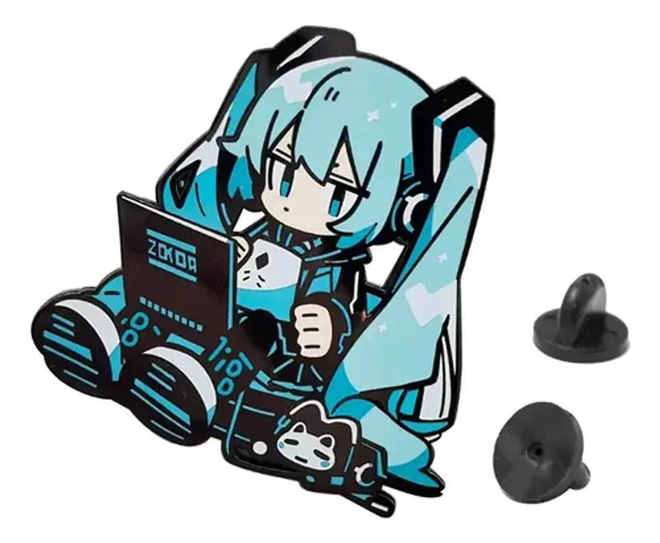 Pins De Miku Hatsune / Hatsune Miku / Broches Metalicos 3