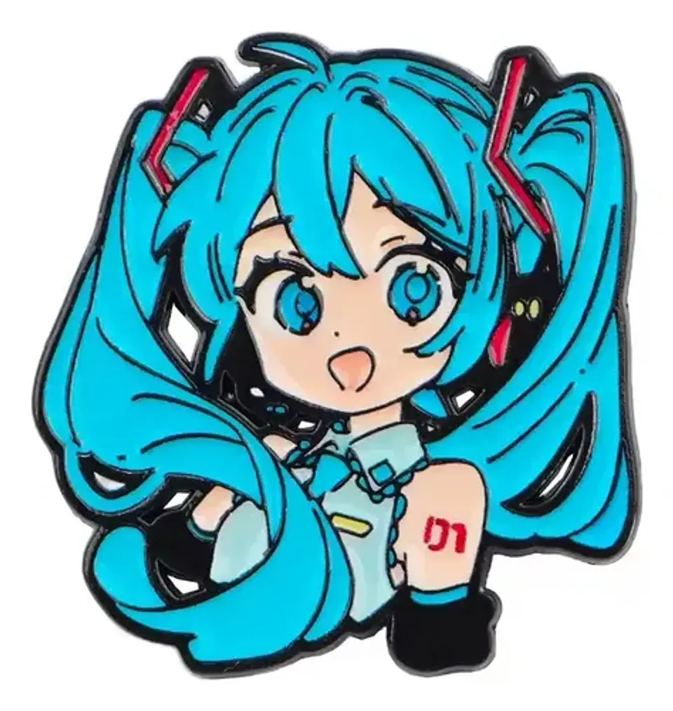 Pins De Miku Hatsune / Hatsune Miku / Broches Metalicos 15