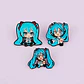 Pins De Miku Hatsune / Hatsune Miku / Broches Metalicos - Miniatura 20