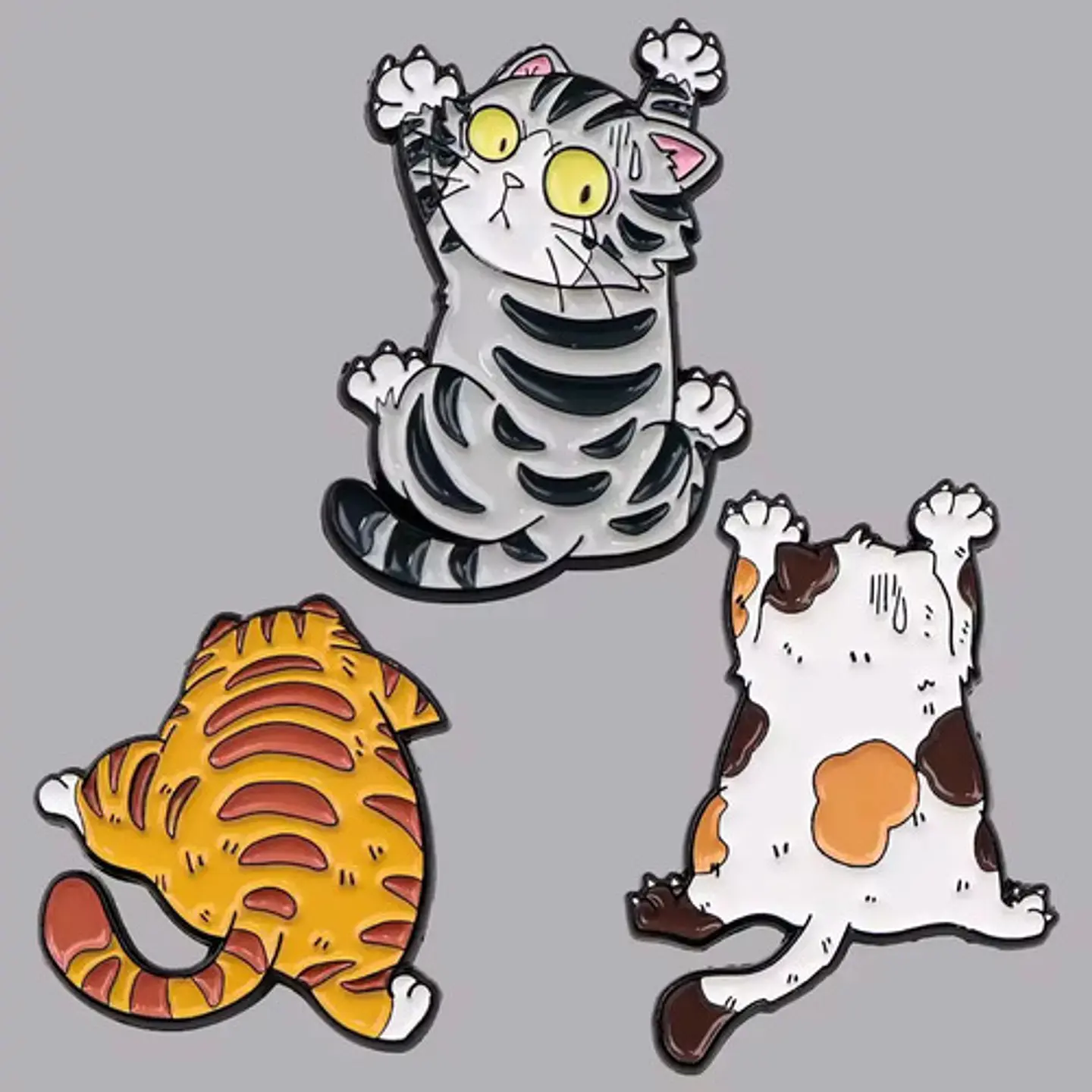 Pins De Gatos Lindos / Kawaii / (pines) Broches Metálicos 10