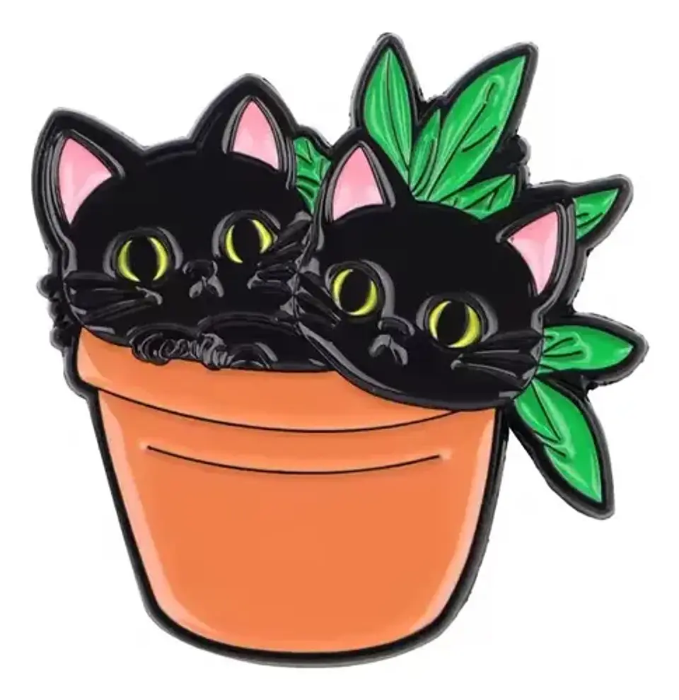 Pins De Gatos Lindos / Kawaii / (pines) Broches Metálicos 22