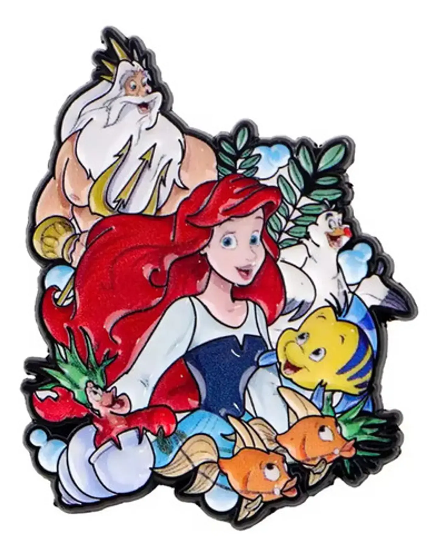 Pins De La Sirenita / Ariel / (pines) Broches Metálicos 14