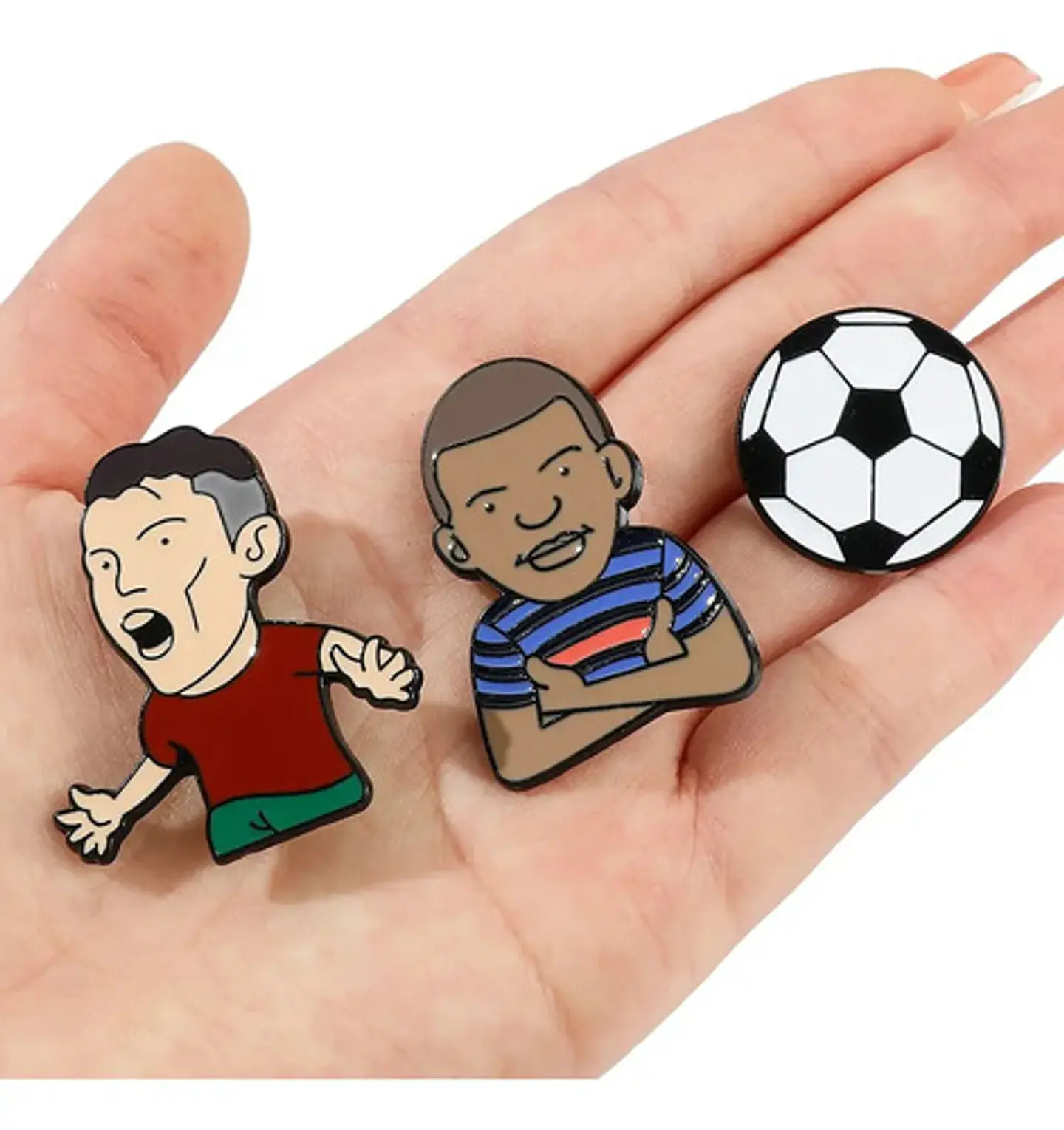 Pins De Kylian Mbappé / Kylian Mbappé / Broches Metalicos 2