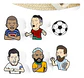 Pins De Kylian Mbappé / Kylian Mbappé / Broches Metalicos - Miniatura 5