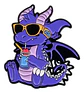Pins De I Love Dragones / Dragones / Broches Metalicos - Miniatura 7