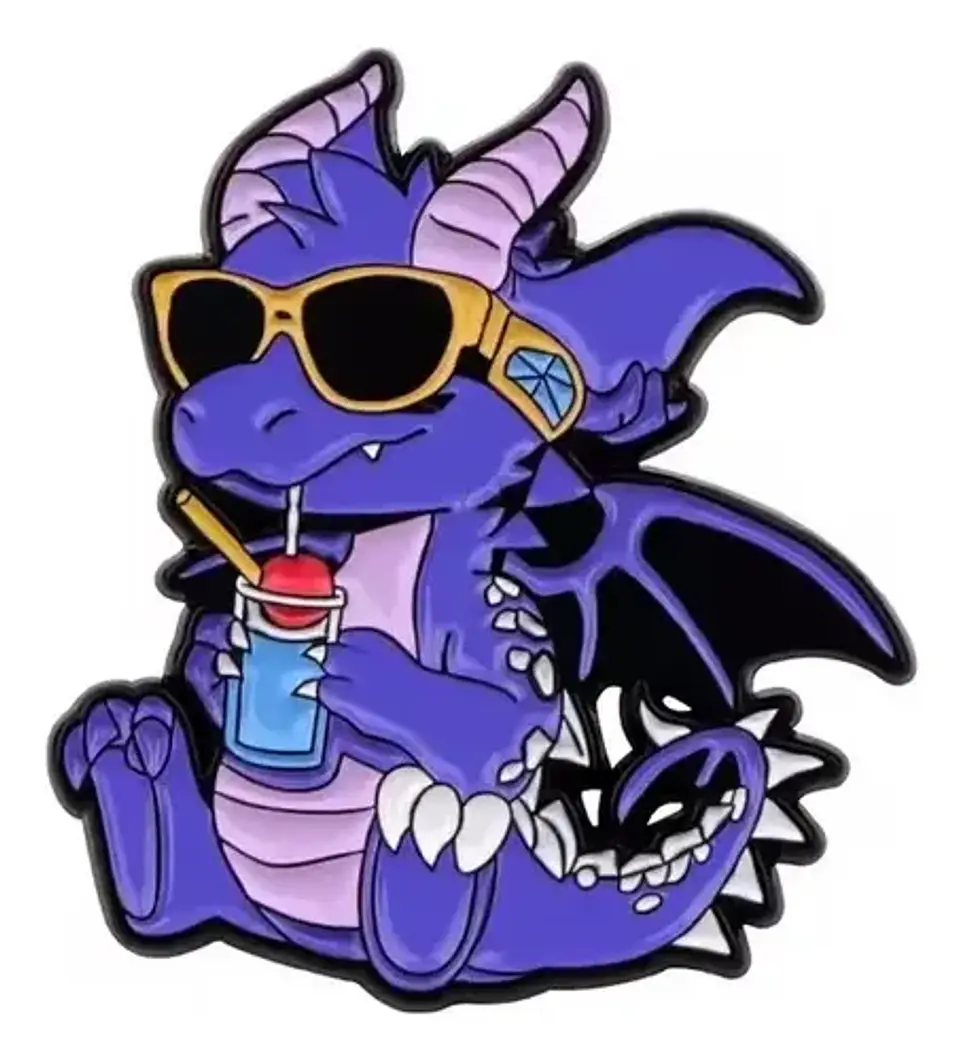 Pins De I Love Dragones / Dragones / Broches Metalicos 7