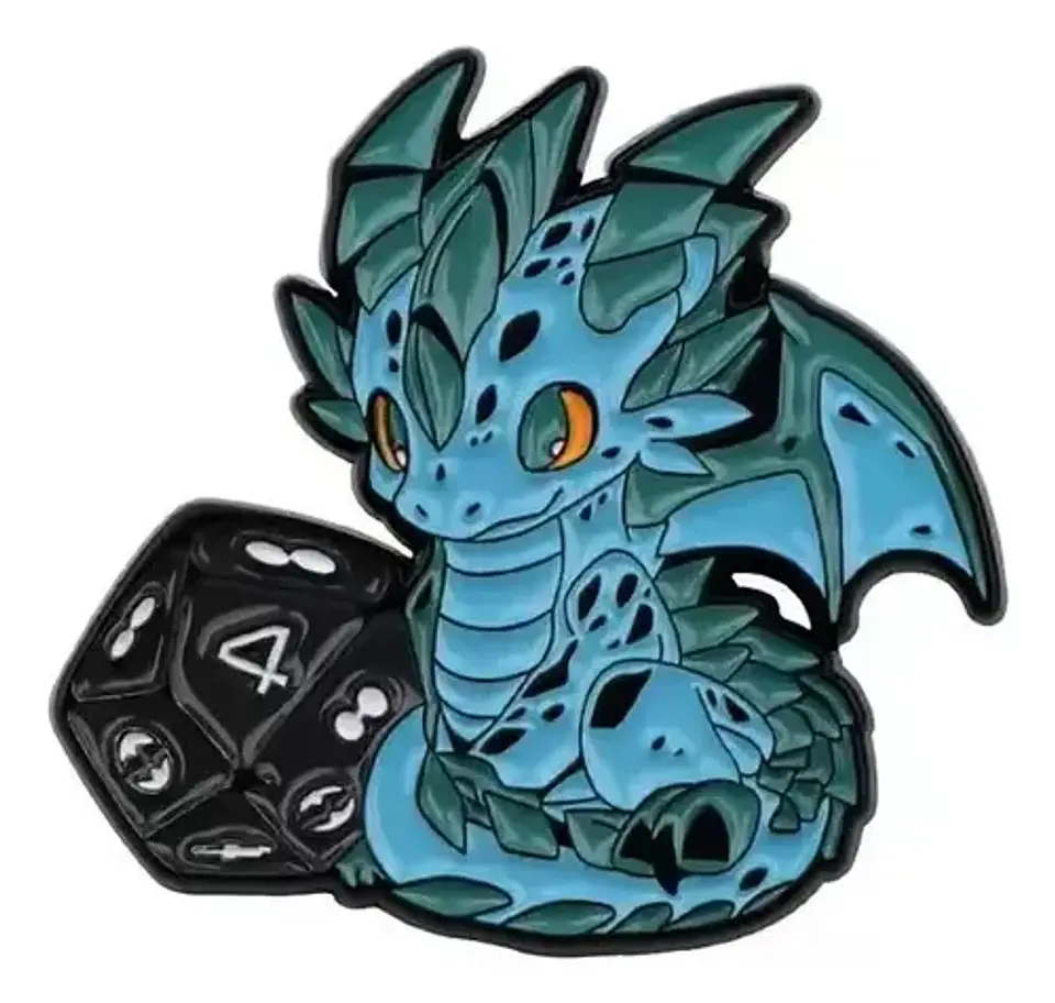 Pins De I Love Dragones / Dragones / Broches Metalicos 10
