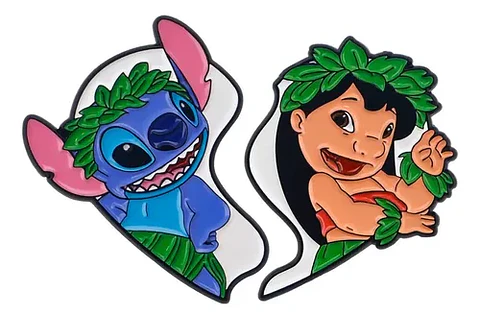 Pins De Lilo & Stitch / Lilo & Stitch / Broches Metalicos