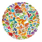 Set 100 Stickers De Dinosaurios - Pegatinas / Calcomanías - Miniatura 2