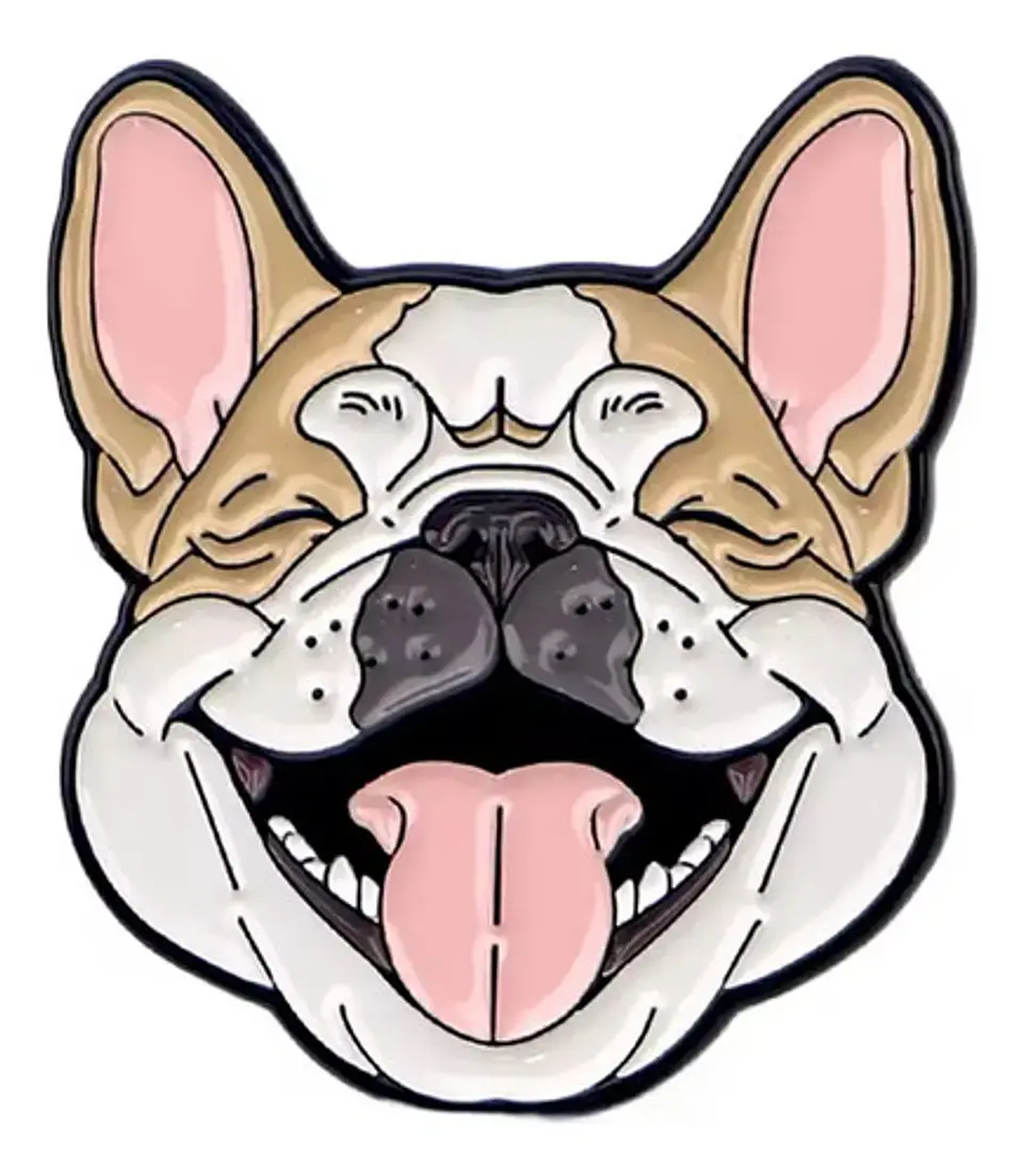 Pins De Bulldog / Perros Kawaii / Broches Metalicos (pines) 1