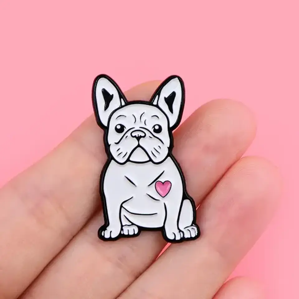 Pins De Bulldog / Perros Kawaii / Broches Metalicos (pines) 6