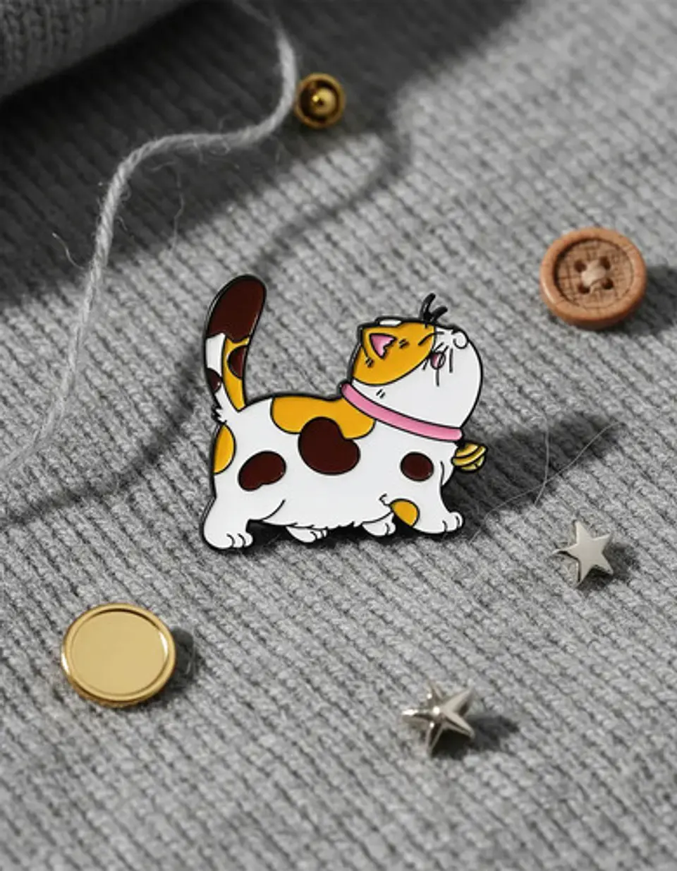 Pins De Gatos Kawaii / Lindos / (pines) Broches Metálicos 10