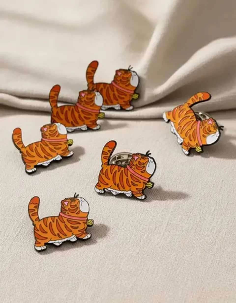 Pins De Gatos Kawaii / Lindos / (pines) Broches Metálicos 13
