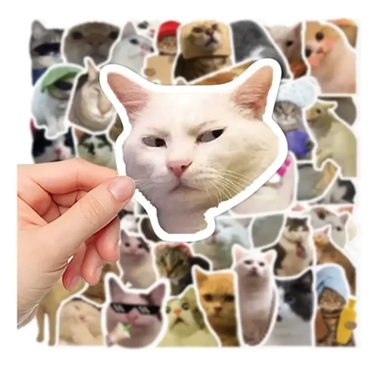 Set 100 Stickers De Gatos Gatitos - Pegatinas / Calcomanías 2