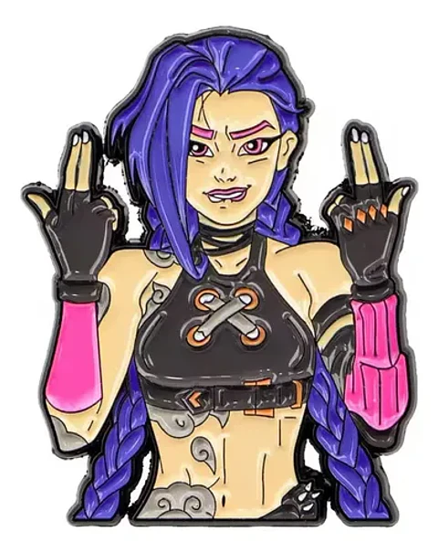 Pins De Jinx / League Of Legends / Broches Metalicos (pines)