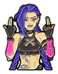 Pins De Jinx / League Of Legends / Broches Metalicos (pines) - Miniatura 1