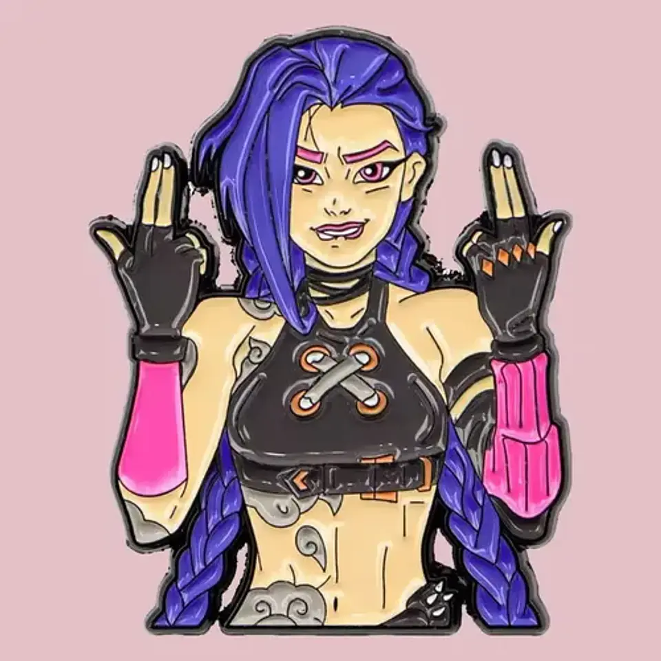 Pins De Jinx / League Of Legends / Broches Metalicos (pines) 4