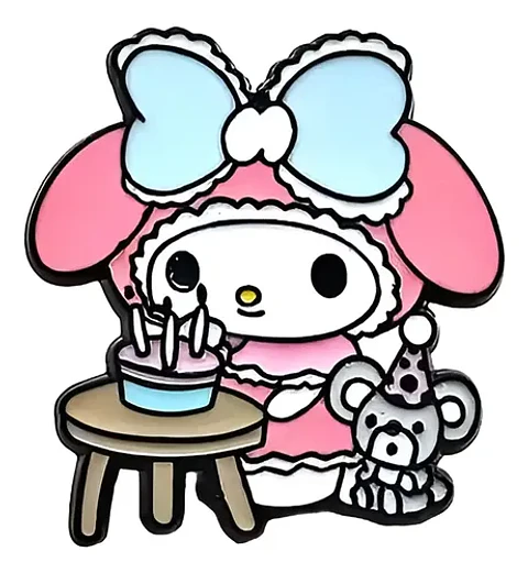 Pins De My Melody / Sanrio / Broches Metálicos (pines)