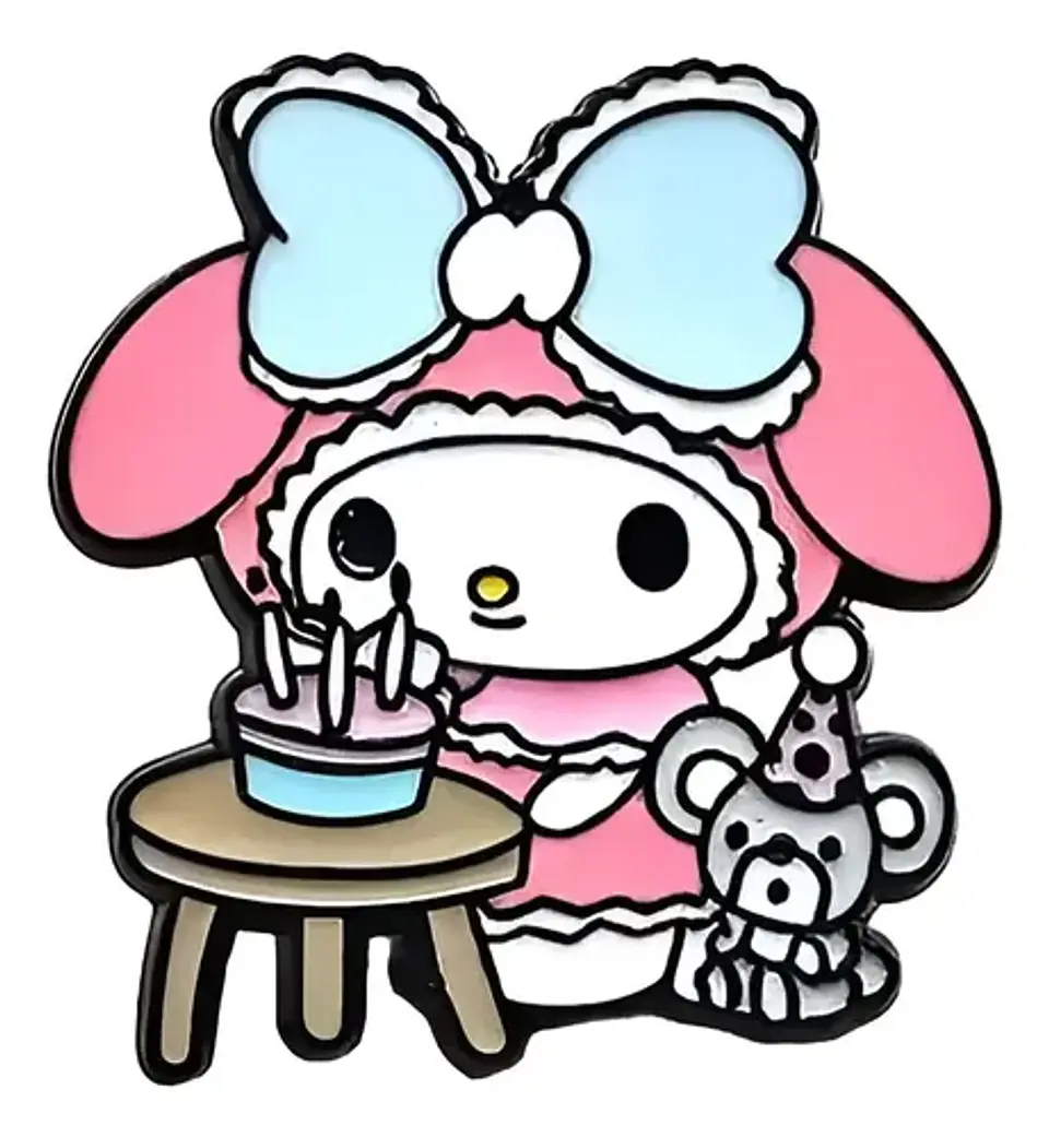 Pins De My Melody / Sanrio / Broches Metálicos (pines) 1