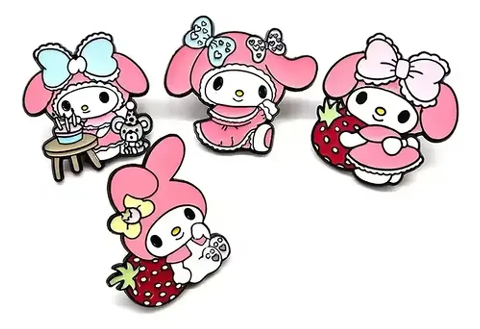 Pins De My Melody / Sanrio / Broches Metálicos (pines) 4