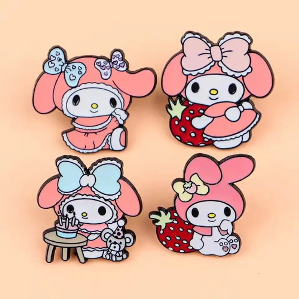 Pins De My Melody / Sanrio / Broches Metálicos (pines) 5