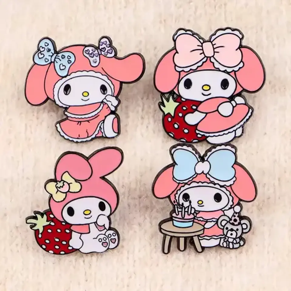 Pins De My Melody / Sanrio / Broches Metálicos (pines) 9