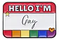 Pins De Hola, Yo Soy / Hello I M / Broches Metálicos (pines) - Miniatura 5