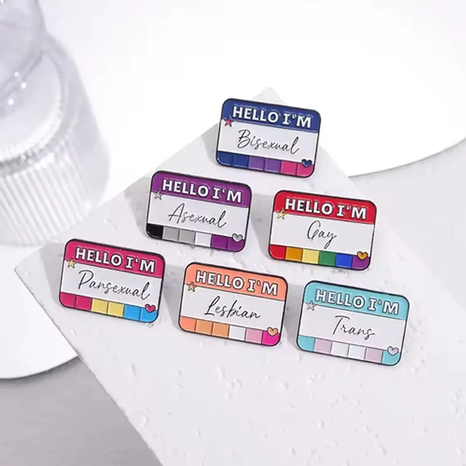 Pins De Hola, Yo Soy / Hello I M / Broches Metálicos (pines) 19