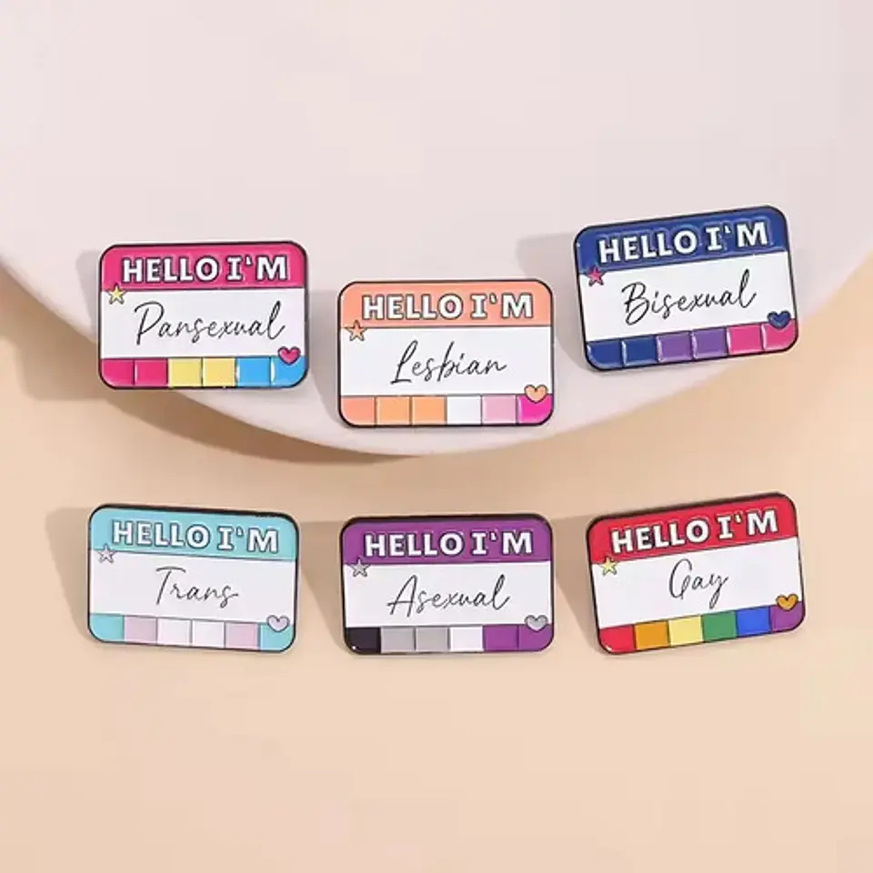 Pins De Hola, Yo Soy / Hello I M / Broches Metálicos (pines) 20