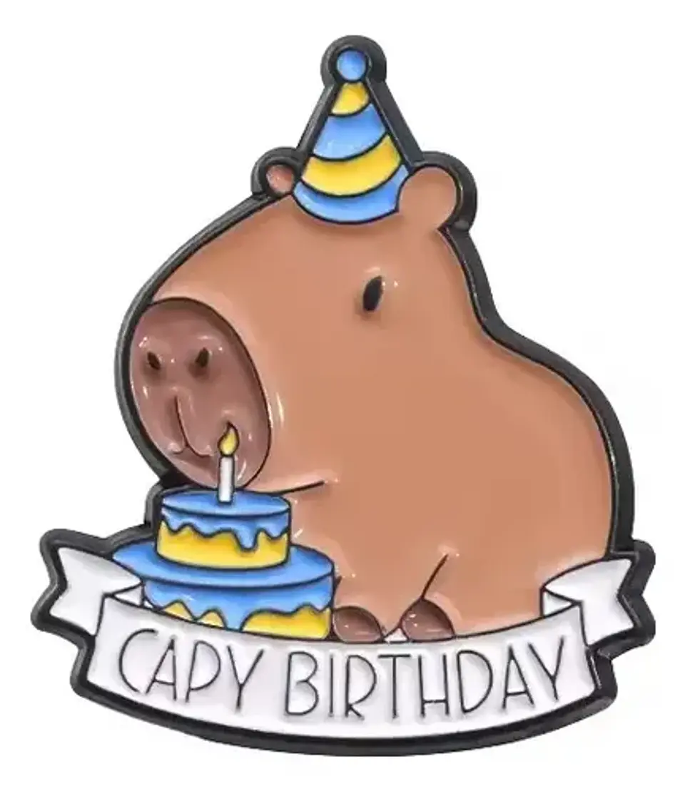 Pins De Capibaras / Carpincho / (pines) Broches Metálicos 1
