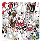 Perro Bull Terrier Kawaii - Set De 50 Stickers / Calcomanias - Miniatura 6