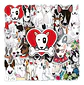 Perro Bull Terrier Kawaii - Set De 50 Stickers / Calcomanias - Miniatura 7