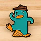 Pins Ornitorrinco Kawaii / Ornitorrinco / Broches Metalicos - Miniatura 3