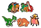 Pins De Pie Pequeño / En Busca Del Valle Encantado / Broches - Miniatura 3