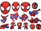 Spiderman / Set 20 Parches Bordados Para Ropa De Spiderman - Miniatura 1