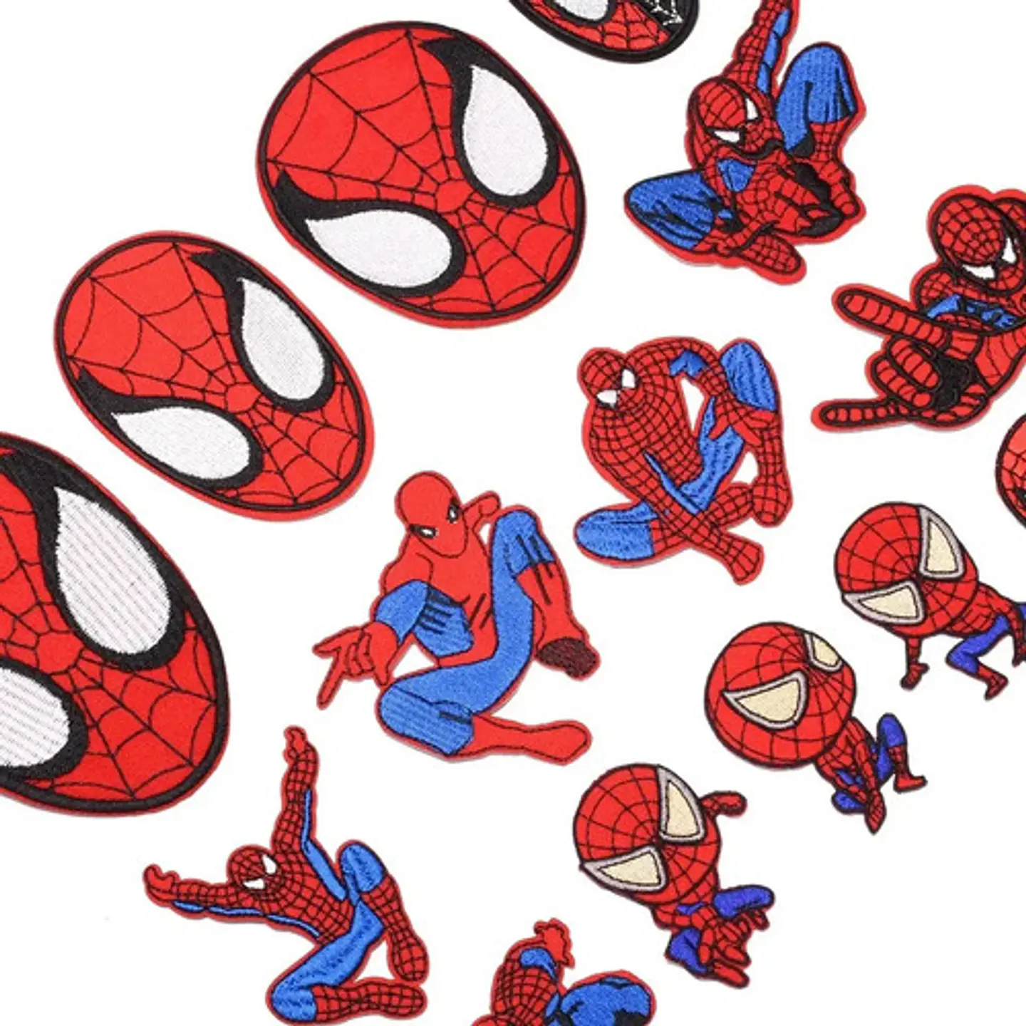 Spiderman / Set 20 Parches Bordados Para Ropa De Spiderman 3