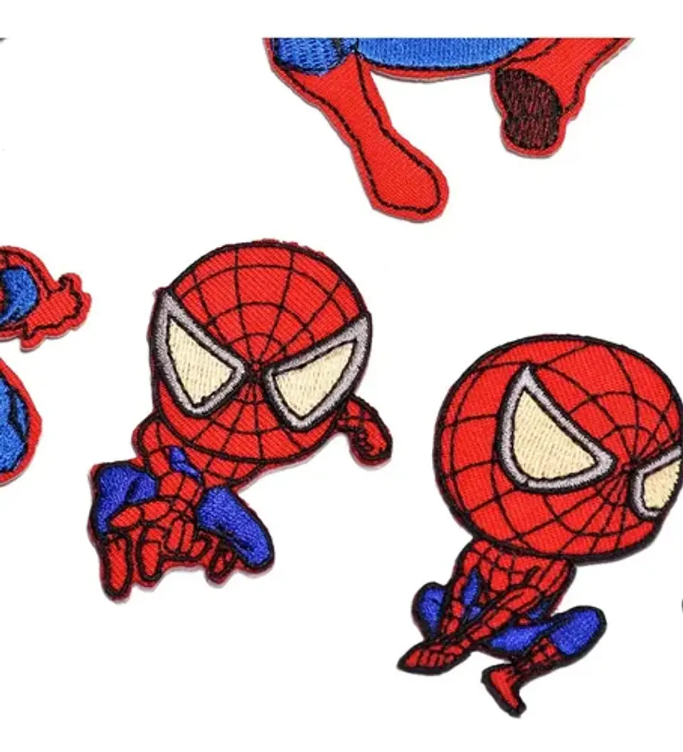 Spiderman / Set 20 Parches Bordados Para Ropa De Spiderman 5